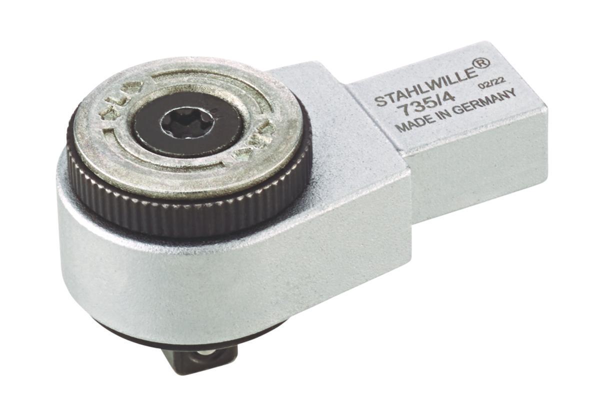 Spärrhuvud Stahlwille 725, 735 - SPÄRRHUVUD STAHLWILLE 735 735/4 1/4" FYRKANTTAPP