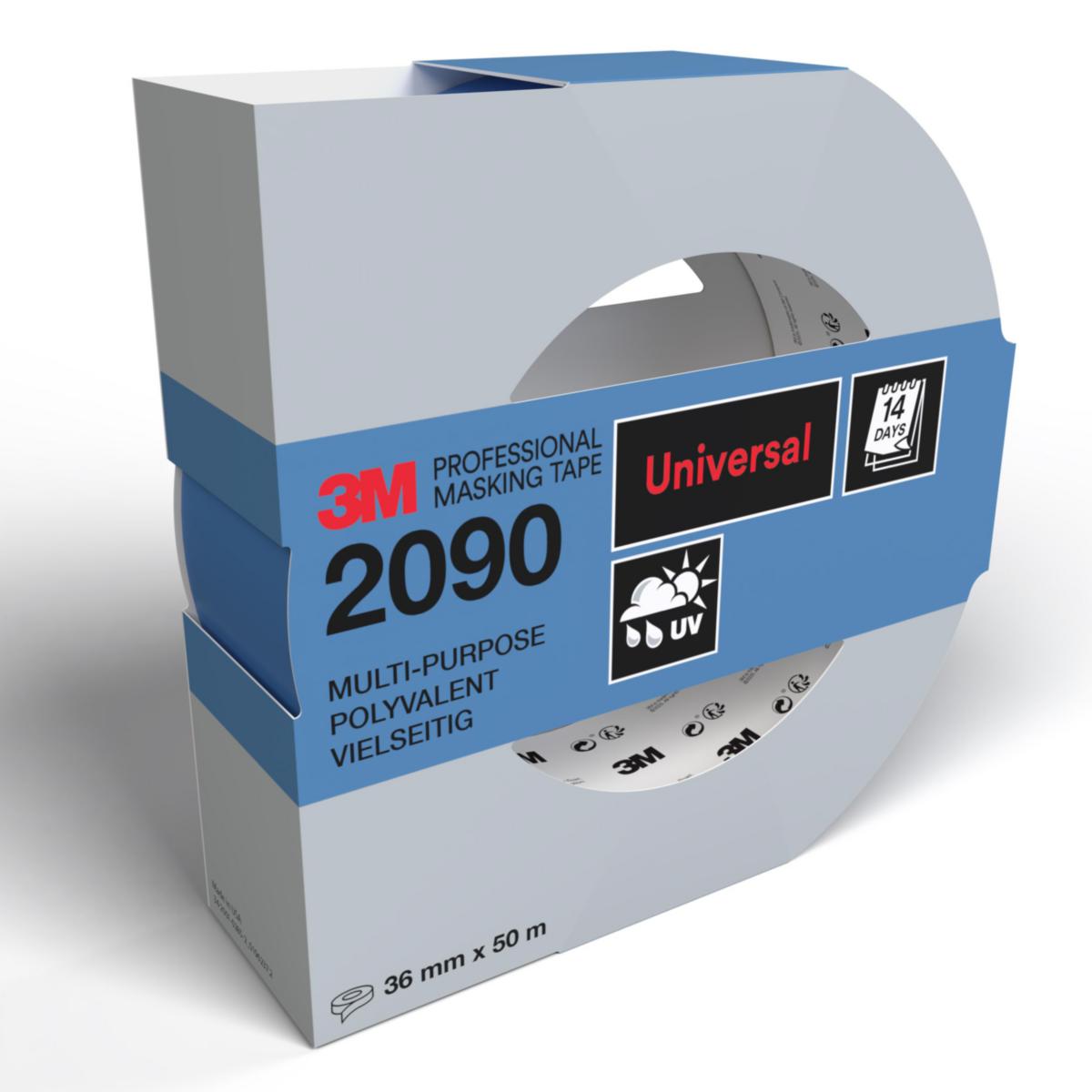 Masking tape 3M 2090 - MASKING TAPE PROFESSIONAL 3M 2090 BLUE 36MM X 50M