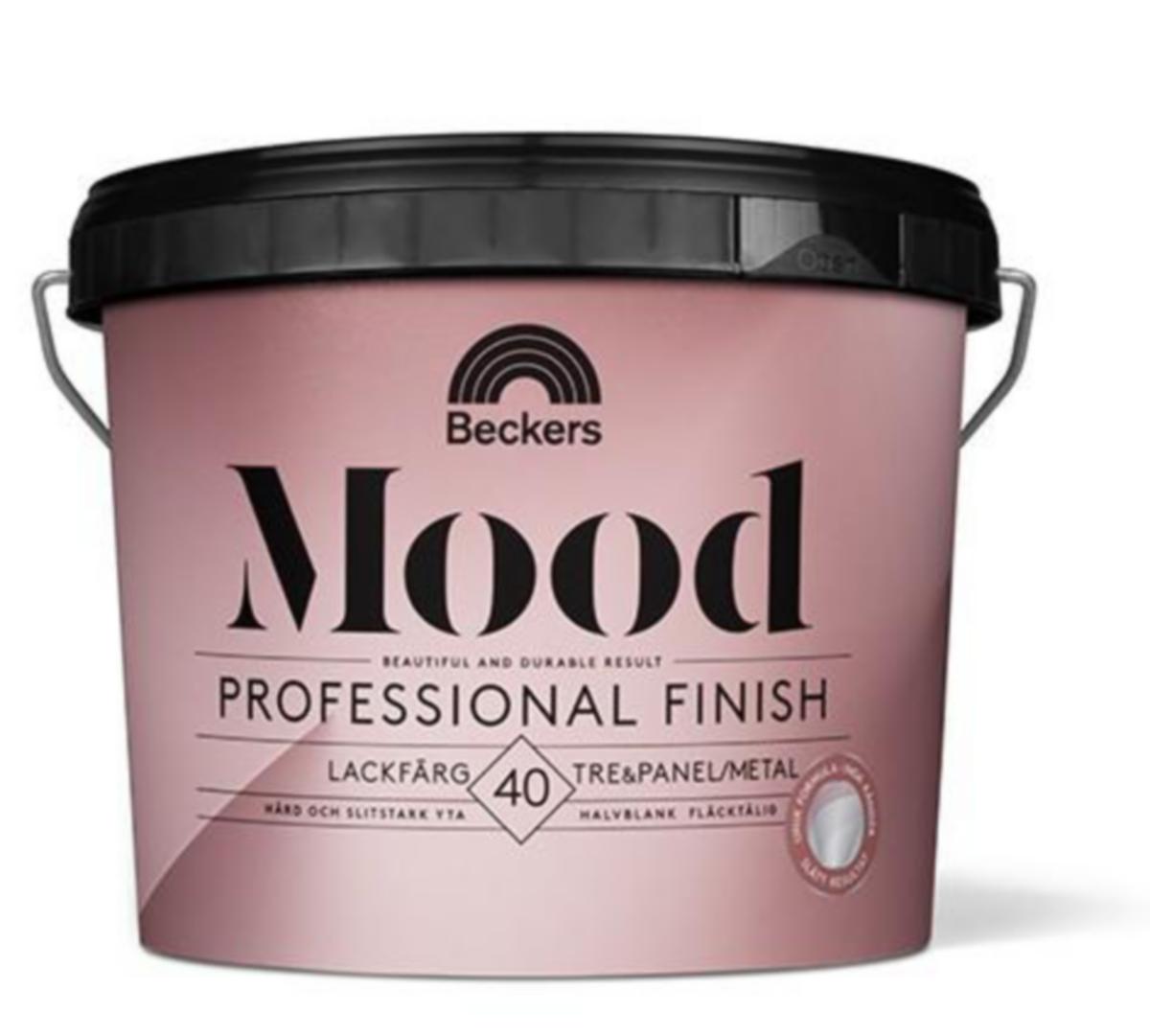Mood Pro Finish 40 Beckers - PAINT 40 SEMI-GL. 200 WHITE 3L MOOD PRO FINISH