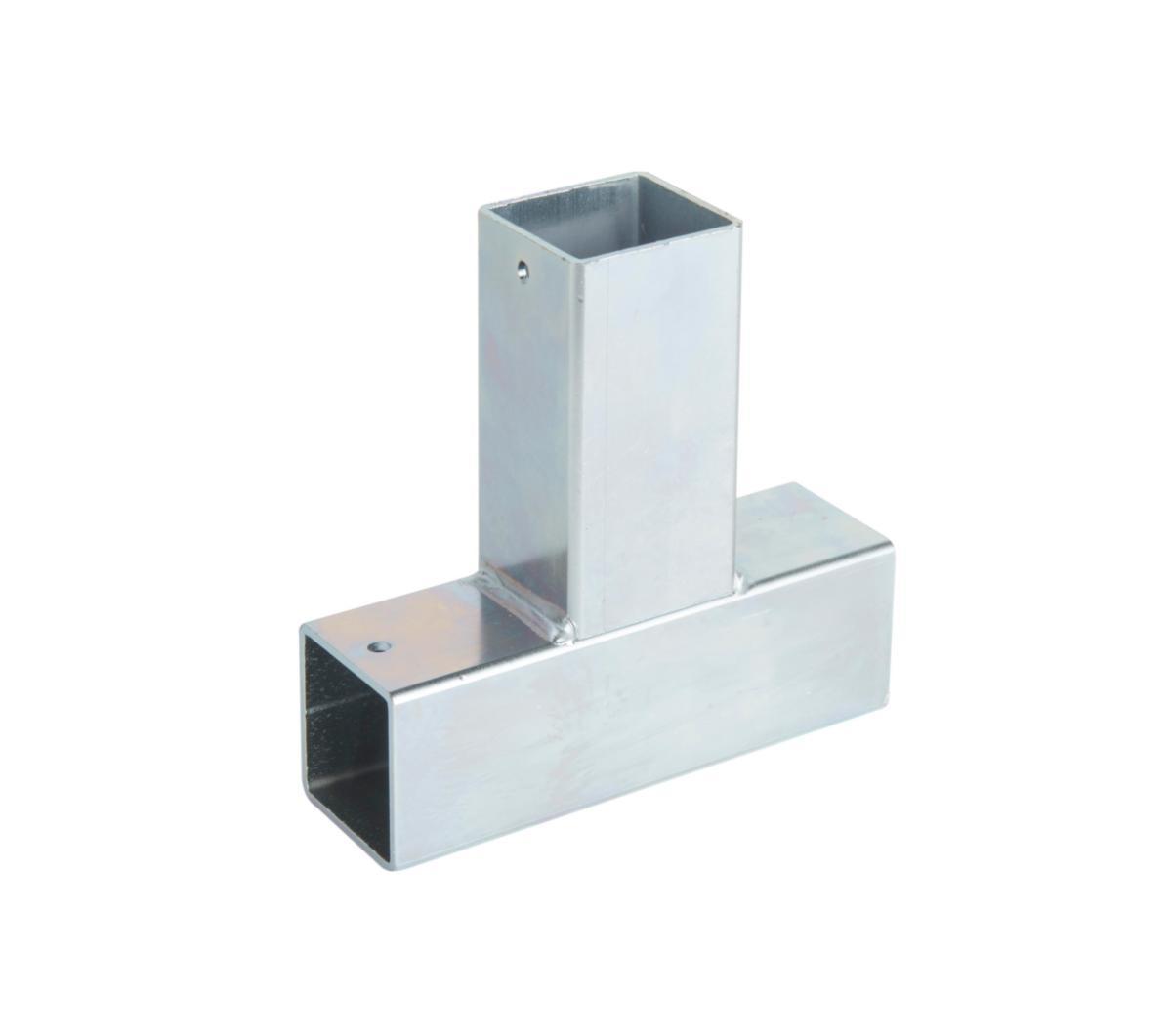 T-piece for tripod tube 90°, Stiglöv - T 40x40x2x120 mm HDG