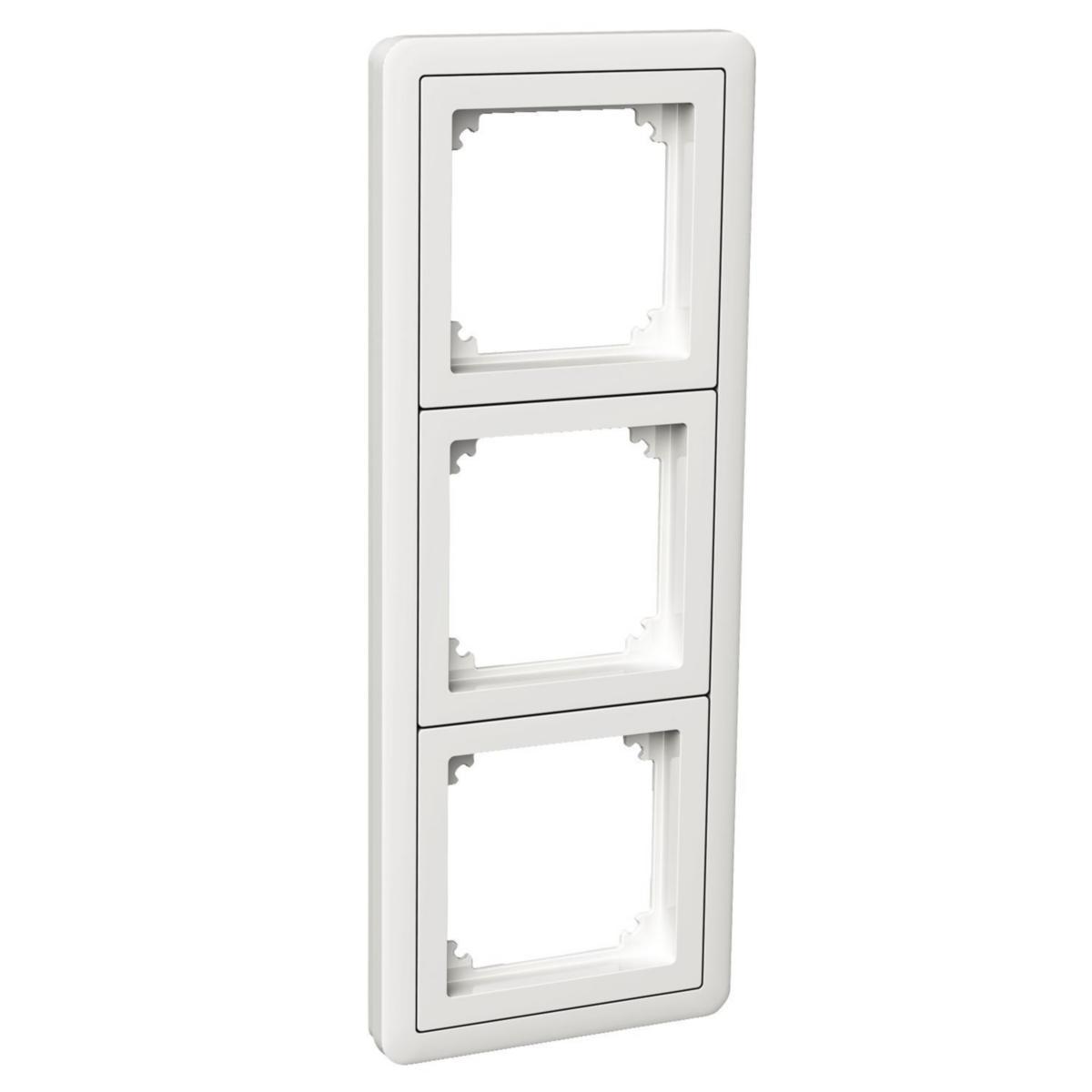 Frame Combi for diagonal socket - 3-GANG FRAME COMBI WHITE WDE002803