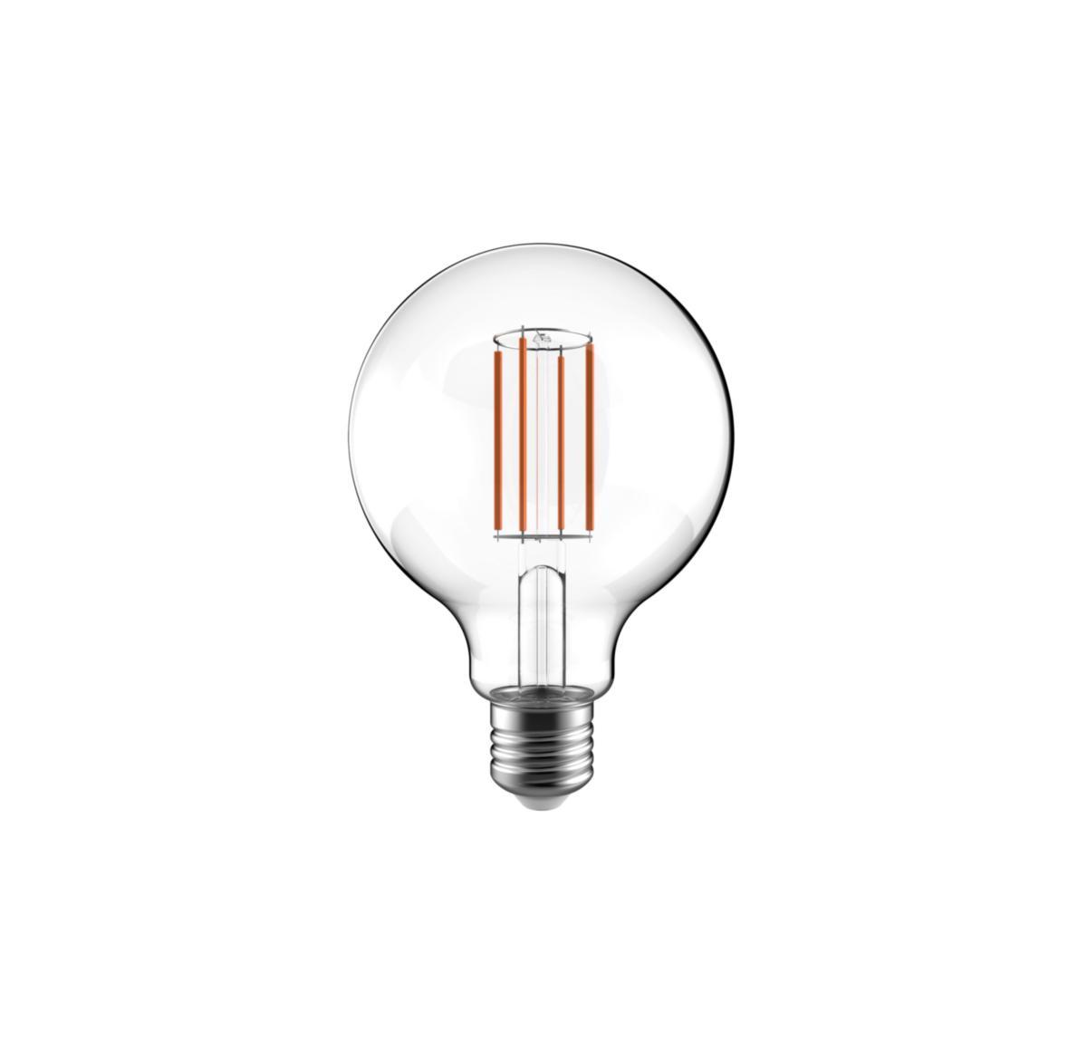 LED-lampa Glob filament CL ej dimbar - LED G95 2,2W/830 470LM E27 CL A7GAMC