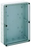 Apparatlåda TK-PS, IP66. Transparent lock / Metrisk
