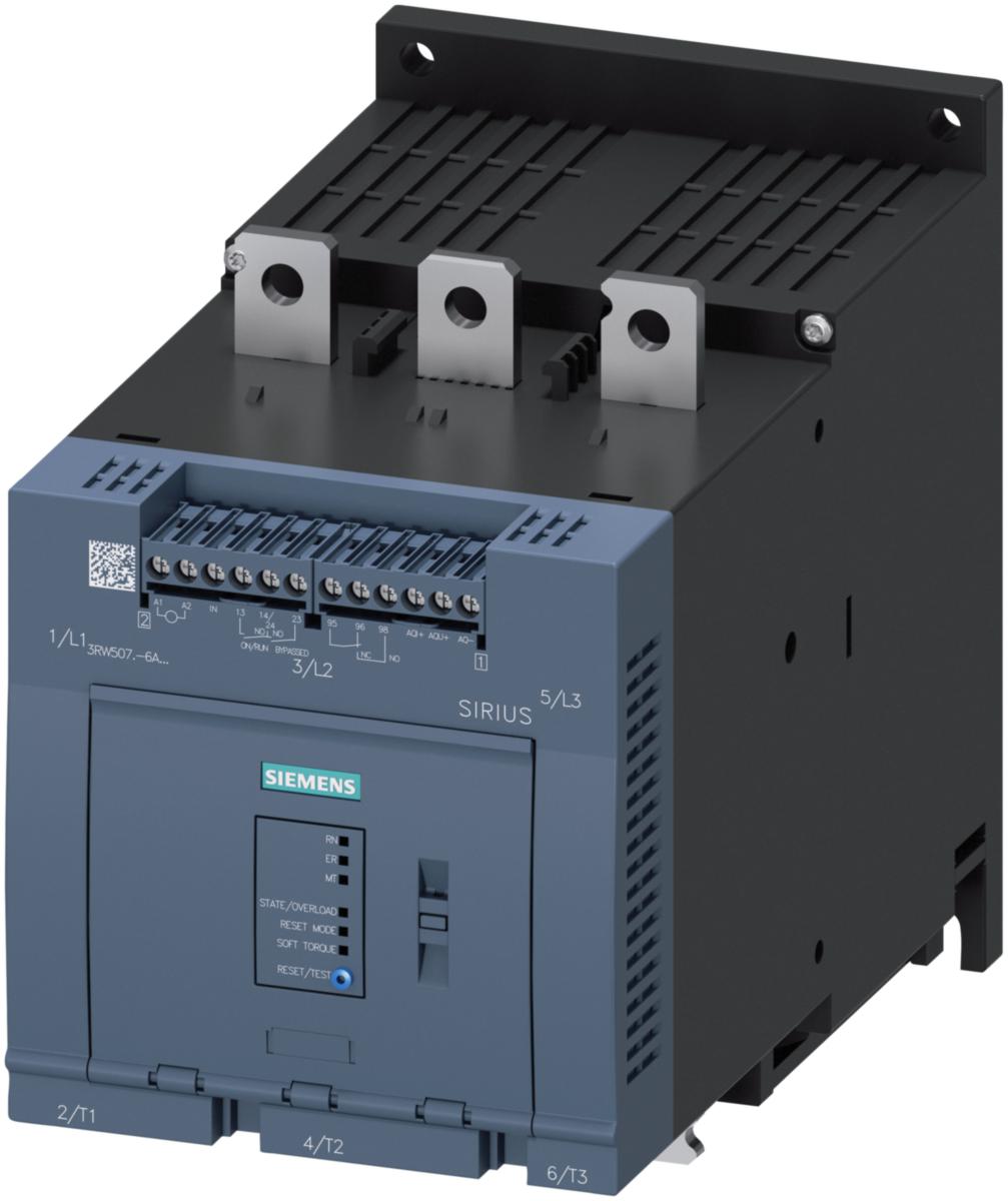 Mjukstarter 3RW50 - MJUKSTART S12 250KW 110-250VAC 3RW5076-6AB14