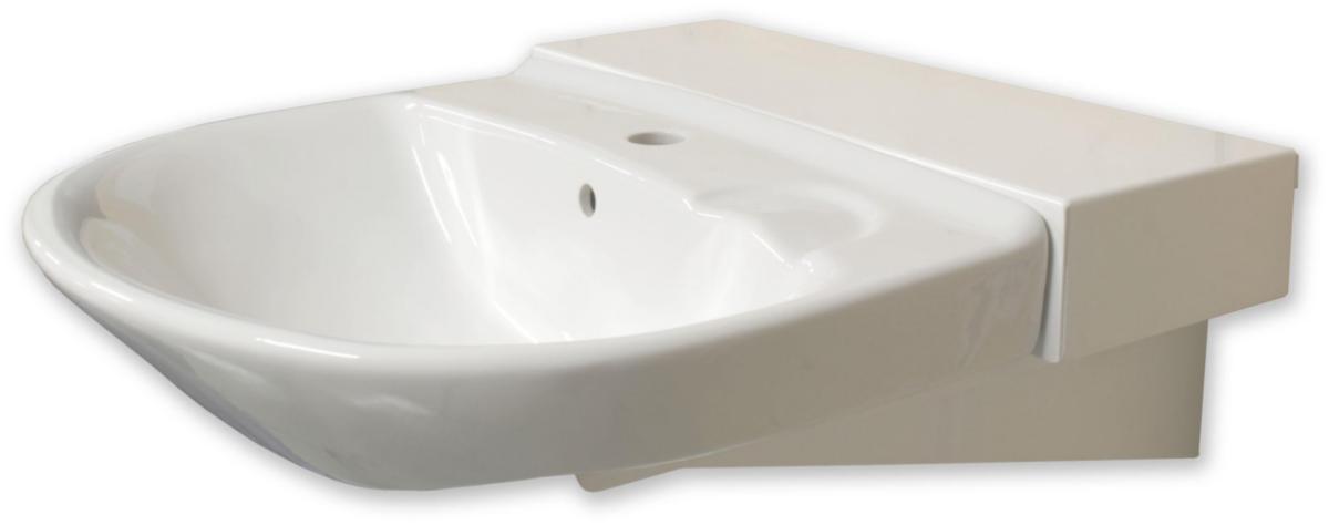Wall shelf for forward movement of console-mounted washbasin GBG Nautic 5560, Rebase - REBASE WALL SHELF 600X180 FOR WB, 12.240