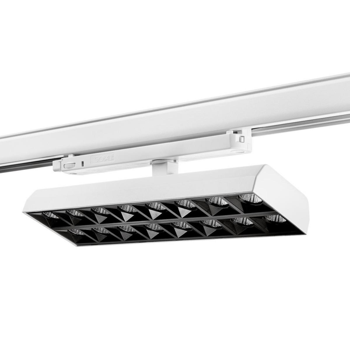 Interiörarmatur Inspire 300 för ShopLines 3-fasskena - ARM INSPIRE 300 3-F VIT 4K