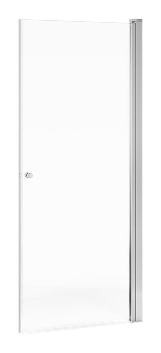 Shower door Straight Square Straight, Gustavsberg - GBG SQUARE SHOWERDOOR 80CM STRAIGHT CLEAR/ CROME