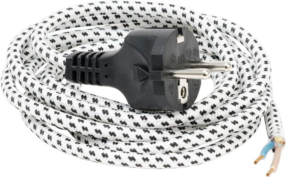 Cable stand with earth - CORD HOLDER RVG 3G0.75 2.5M EMV