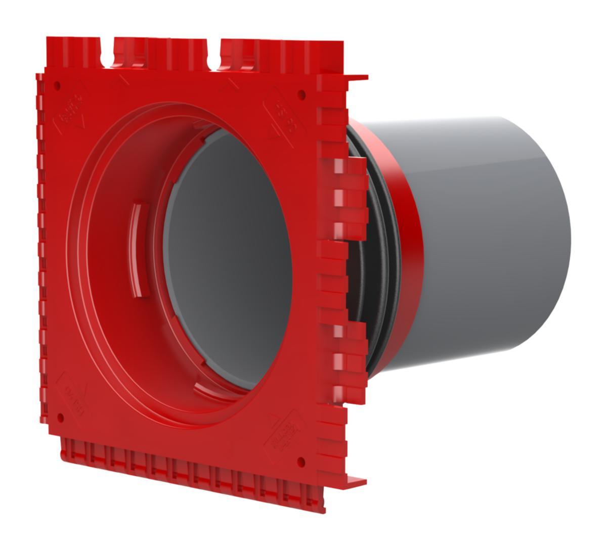 Insatsram enkel HSI90 - INSATSRAM ENKEL Ø90 L=100 HSI90 1X1 K/100