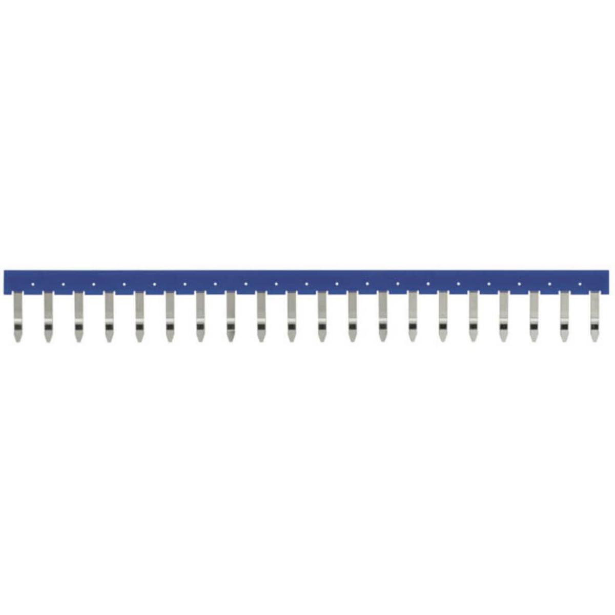 Bygel 20-pol, delning 7.75 mm - BYGEL 7.75MM DELN 20POL BLÅ PYDN-7.75-200S