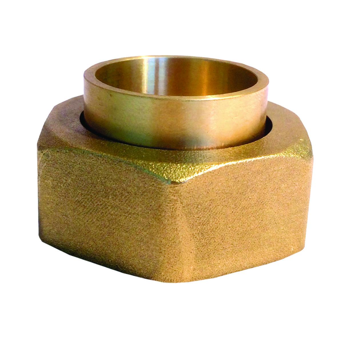 Soldering coupling for Ball Valve AVI 1373, a-collection - SOLDER COUPLING VALVE AVI 1373 10MM WITH NUT M26X1.5