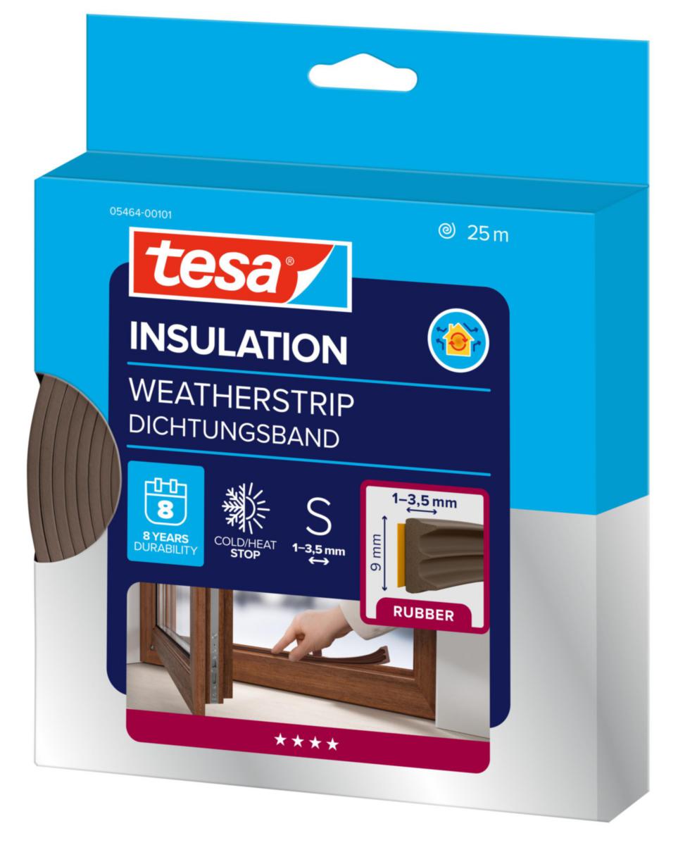 Weather strip e-list epdm - WEATHER STRIP E-LIST EPDM 25MX9MMX4MM. BROWN