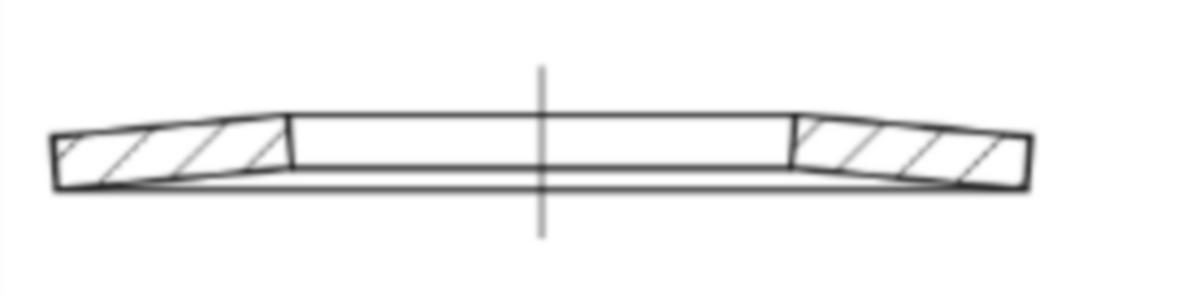 Tallriksfjäder EN 16983 - TALLRIKSFJÄDER EN 16983 FJÄDERSTÅL 28X10.2X1.0