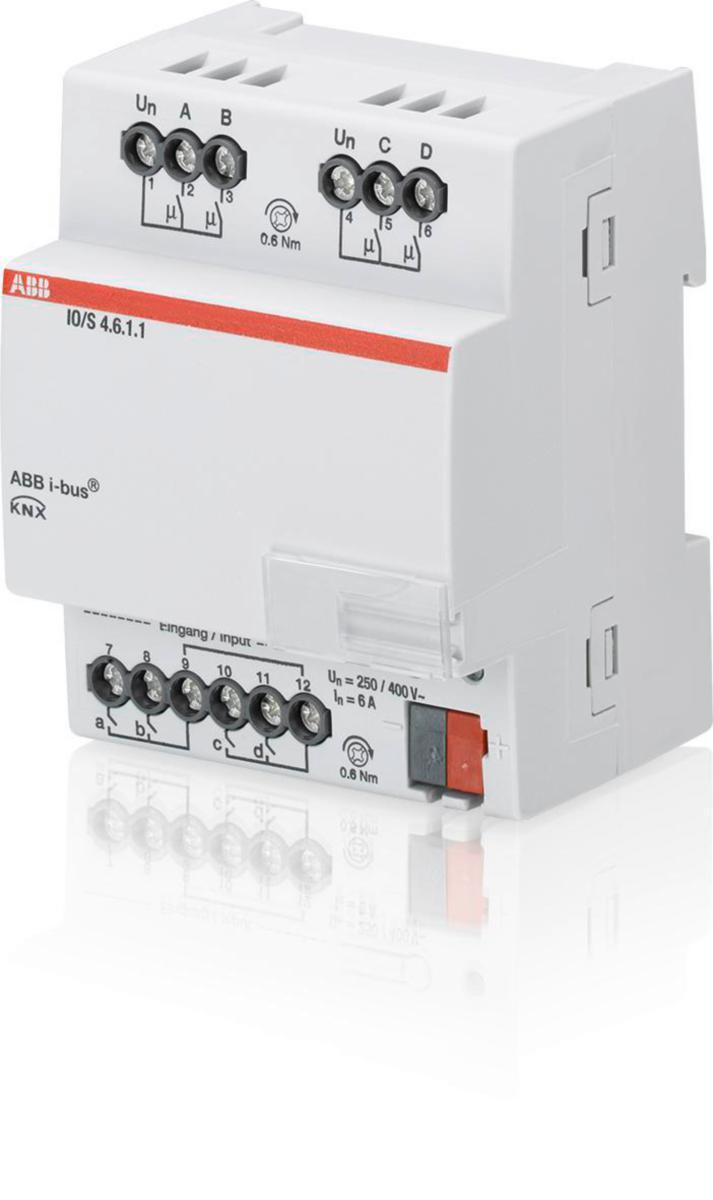 In/Ut-gångsmodul, KNX - IN/UT-MODUL. 4-K. IO/S4.6.1.1 IO/S 8.6.1.1