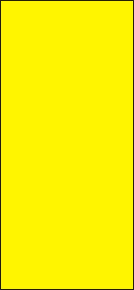 Labelling system H50, Other characters - MARK SYST H50 YELLOW BLANK