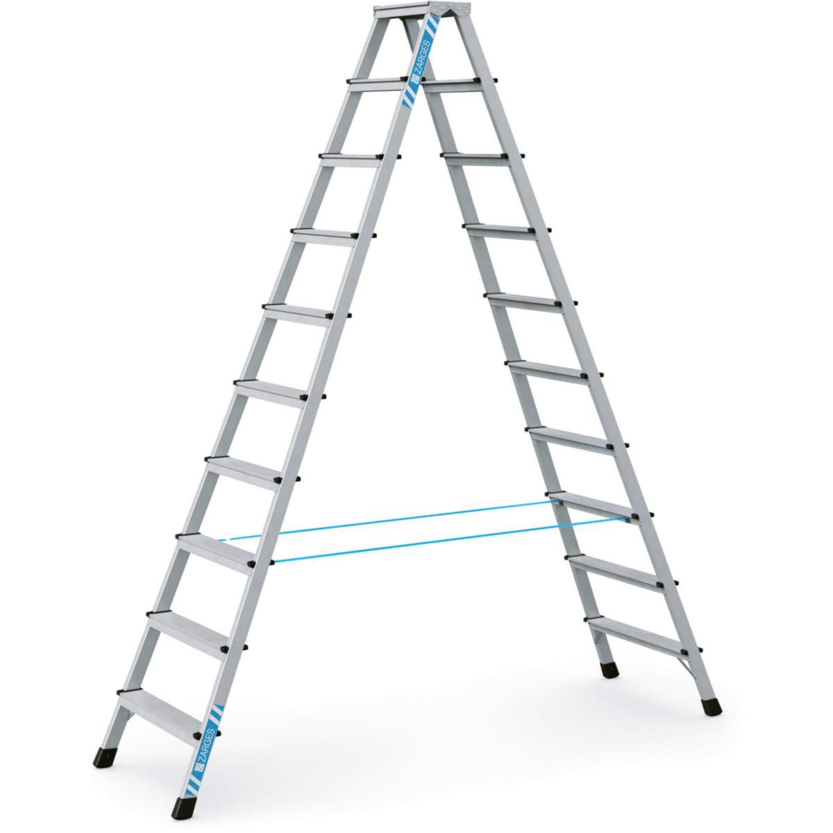 Wienerstege Zarges XLstep B - WIENERSTEGE ZARGES XLSTEP B 2X10-STEG ELOXERAD 41270