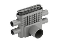 Utloppshus Unidrain 4 extra utlopp, Jafo