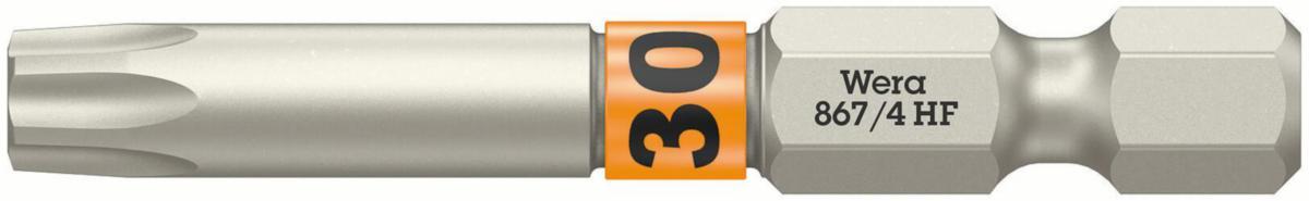 Bits Wera 867/4 HF Torx - BIT WERA 867/4 TORX HF TX30 LENGTH 50MM HOLDING FUNCTION