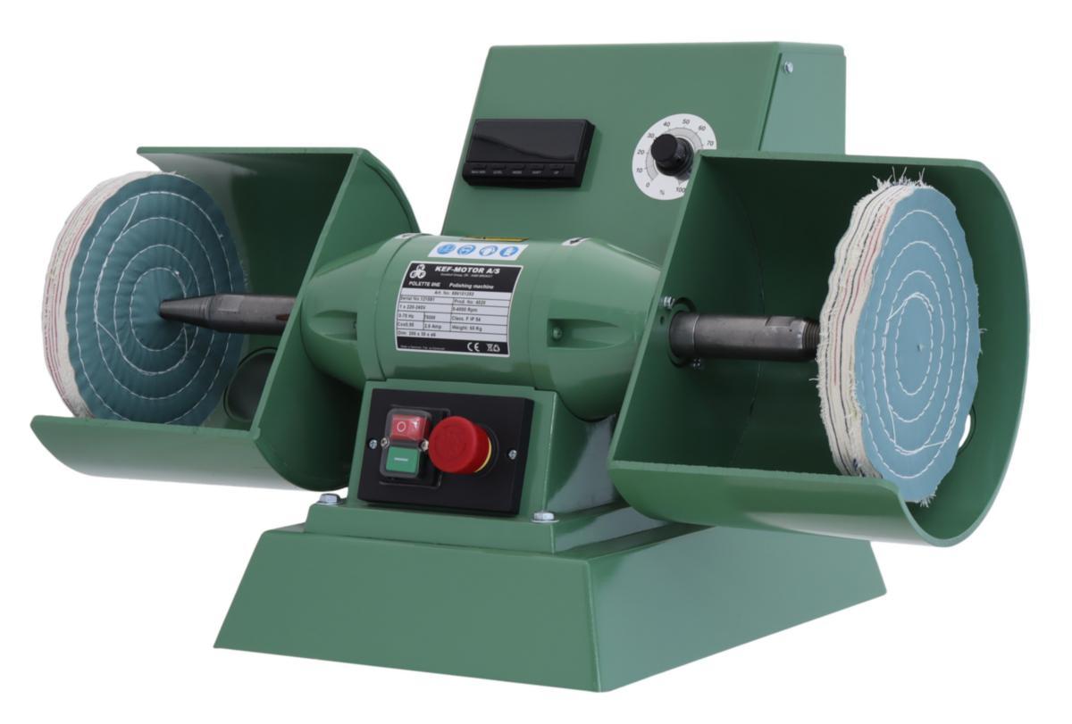Bänkpolermaskin KEF Polette 8 NE Vario - BÄNKPOLER KEF POLETTE 8NE 230V VARIABEL HASTIGHET 0-4000 Ø200