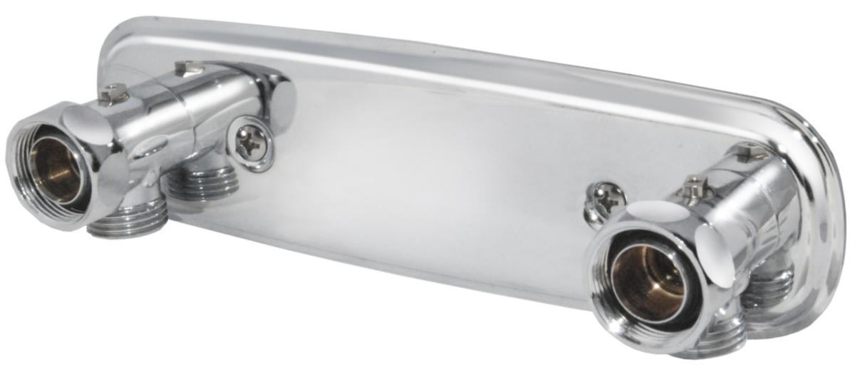 Blandarfäste 160 c/c, för synlig rördragning med kopplingar, Vatette - BLANDARFÄSTE DY12/15 VA6311160