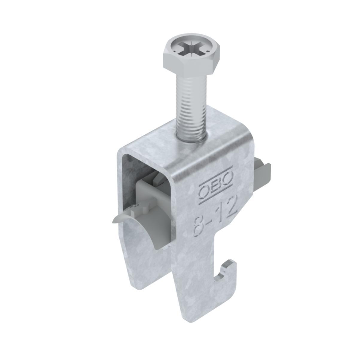 Kabelhållare VFZ enkel med plast U-profil - KABELHÅLLARE U1 08-12MM VFZ BS-U1-K-12 FT