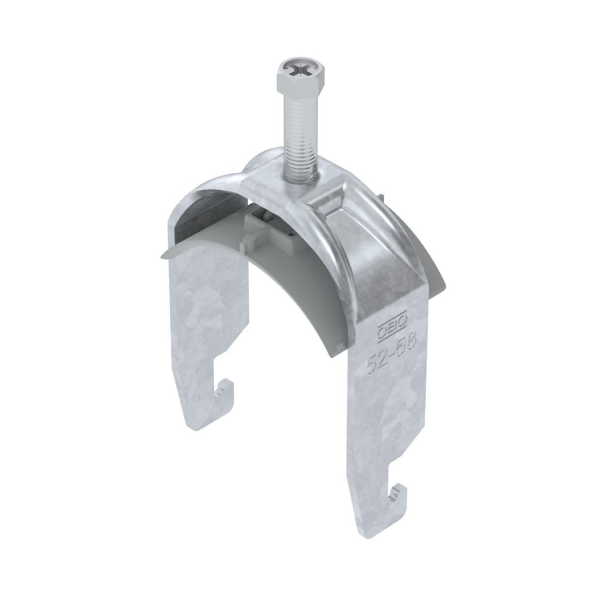 Kabelhållare VFZ enkel med plast U-profil - KABELHÅLLARE U1 52-58MM VFZ BS-U1-K-58 FT