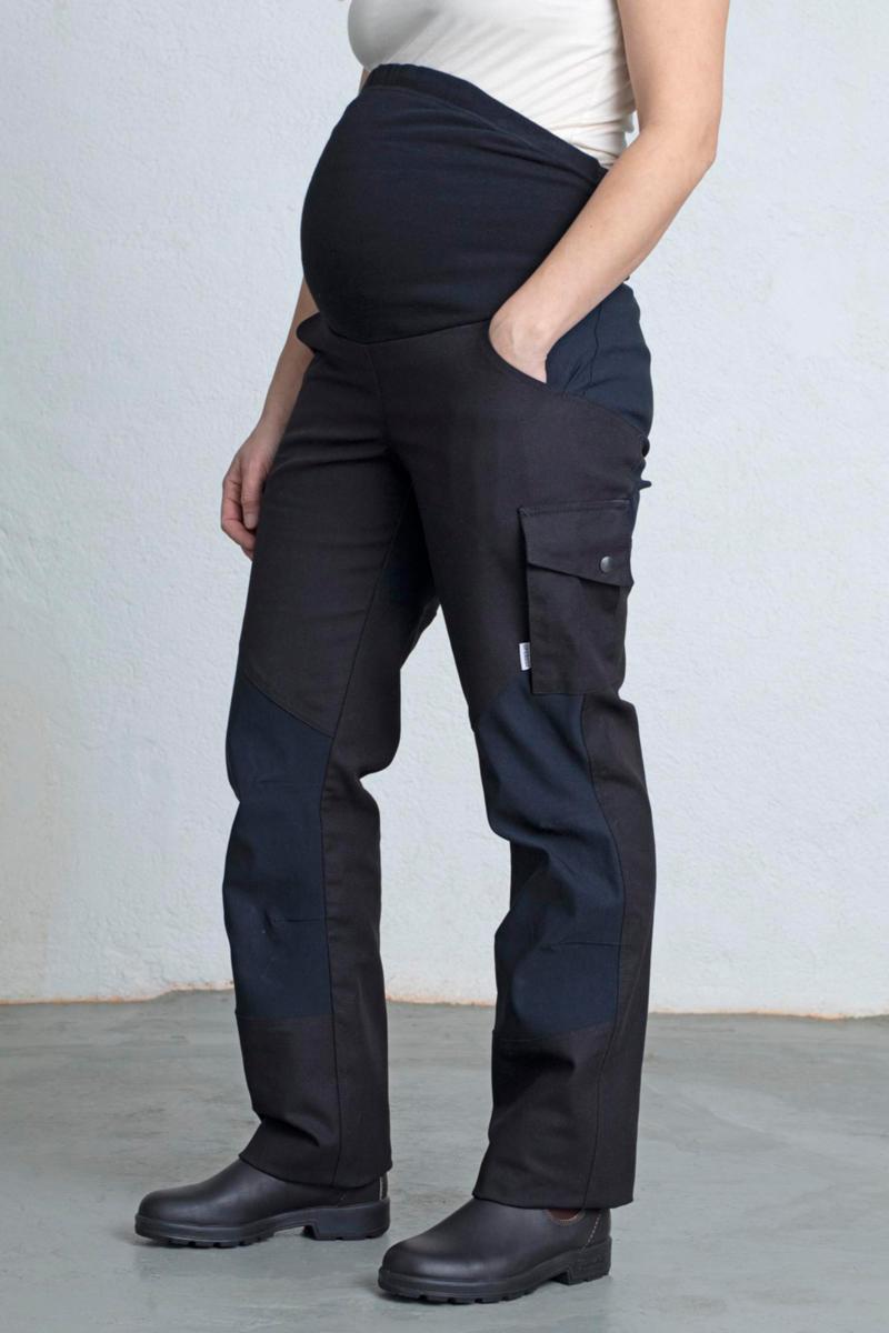 Gravidbyxa/Mammabyxa Operose Jessica - SERVICEBYXA GRAVIDA OPEROSE JESSICA SVART 36