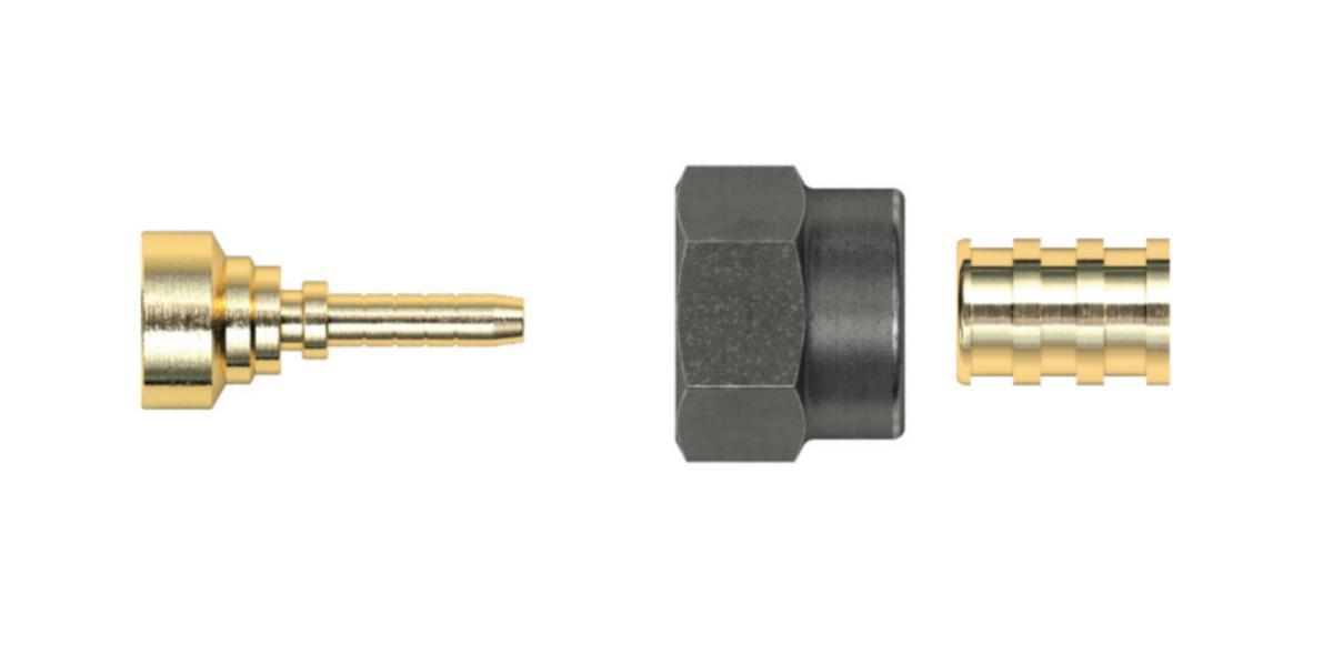 Rak koppling KBA04M för 4 mm slang - RAK KOPPLING KBA04M 10 ST