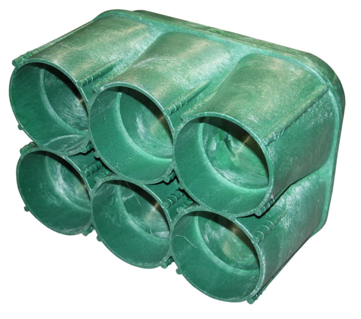 Övergång QA6 till 6 st 110 mm - ÖVERGÅNG QA6 TILL 6X110