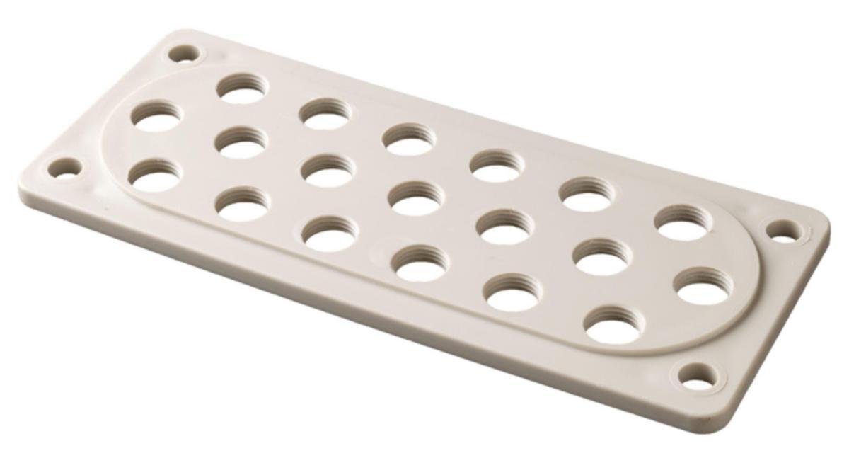Perforated flange FL 21 plastic - CABLE FLANGE PLASTIC FLP 211916