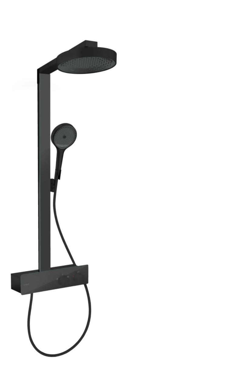 Duschkombination Rainfinity Showerpipe 250 1-jet, Hansgrohe - HANSGROHE DUSCHKOMBINATION RAINFINITY MATT SVART