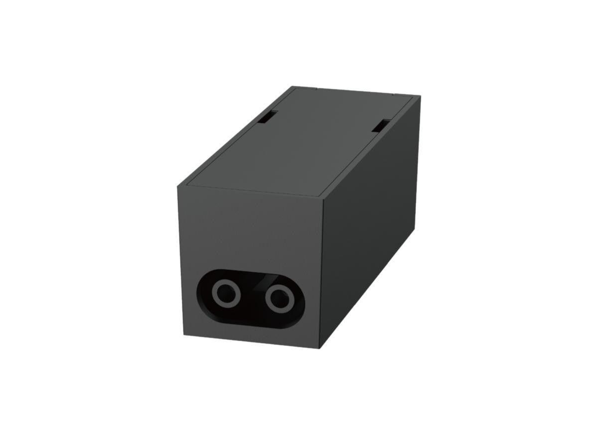 Connection for Flexline - Connection w/o switch male Bla
