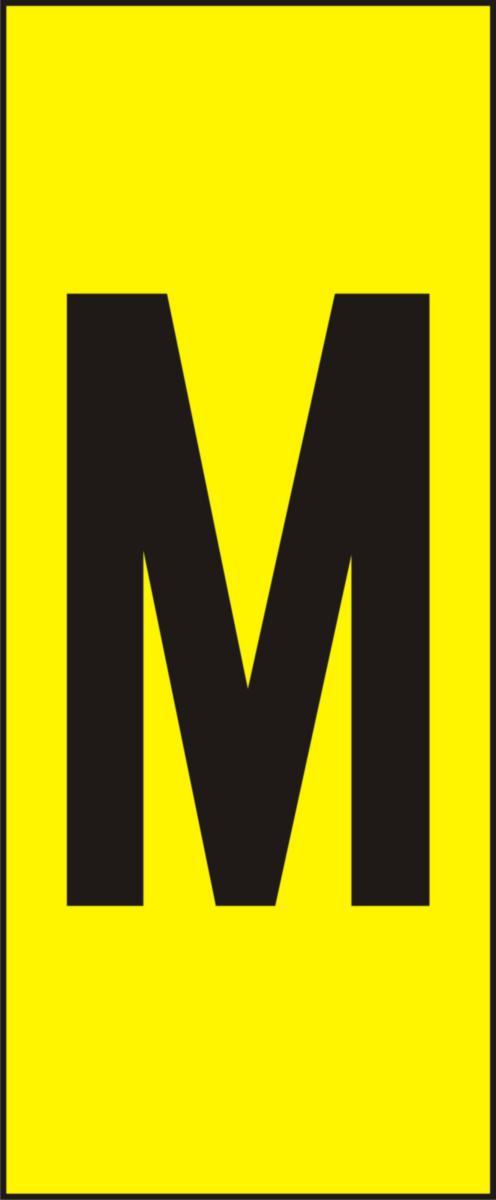 Labelling system H10, Yellow with black letters - MARK SYST H10 YELLOW M