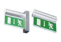 Nödbelysningsarmatur Minilux lysdiod Enkel-/dubbelsidig symbol "Pil ned"