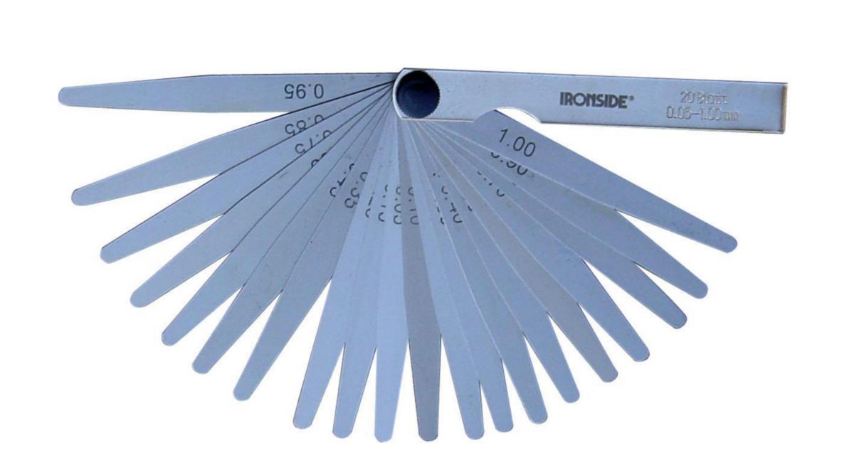 Feeler Gauge Ironside - FEELER GAUGE IRONSIDE 102288 NR15 0.05-1.00MM 20 BLADES