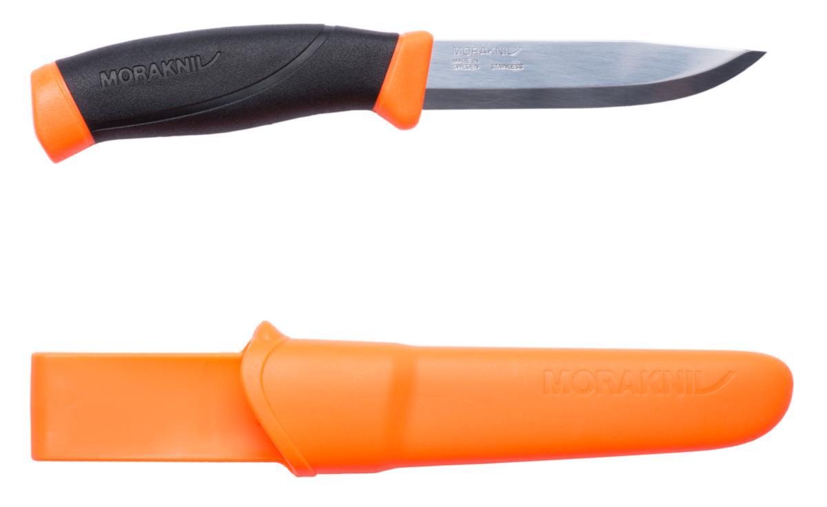Allroundkniv Morakniv Companion - ALLROUNDKNIV MORAKNIV COMPANION ORANGE ROSTFRI