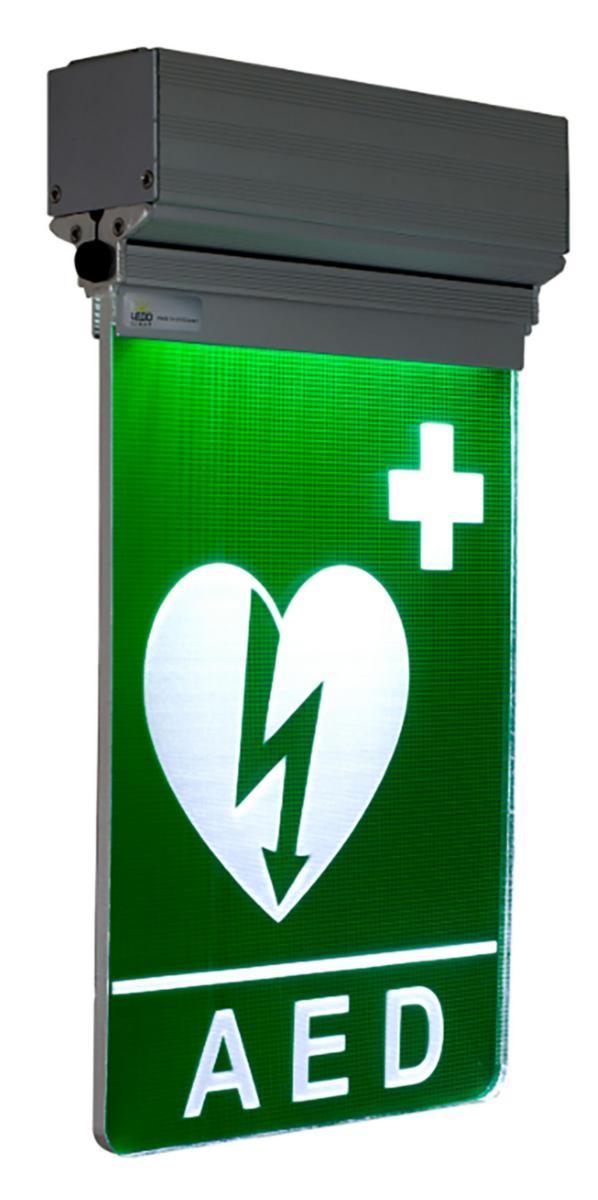 Hänvisningsarmatur AED - LEDSKYLT AED HJ-002