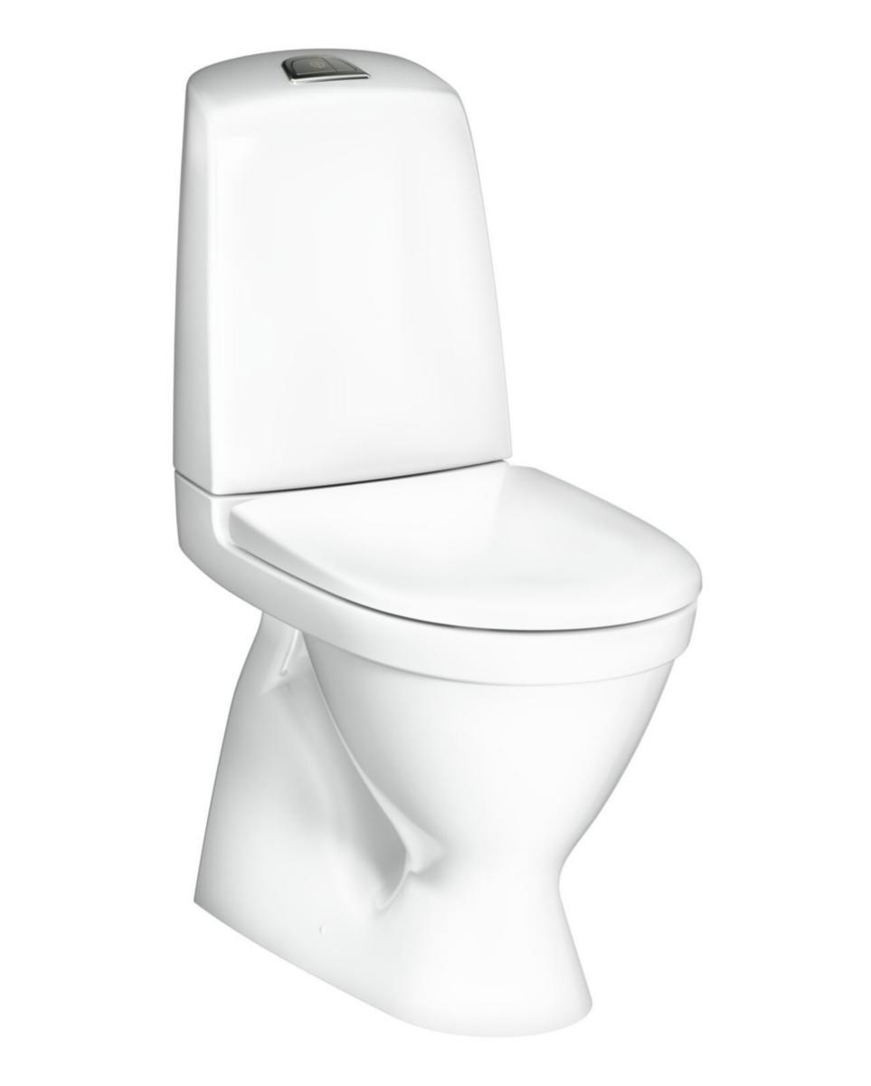 WC chair Nautic 1500, Gustavsberg - GBG NAUTIC WC 1500 HF S-TRAP C+ 2/4L. GLUE. SC-SLIM SEAT