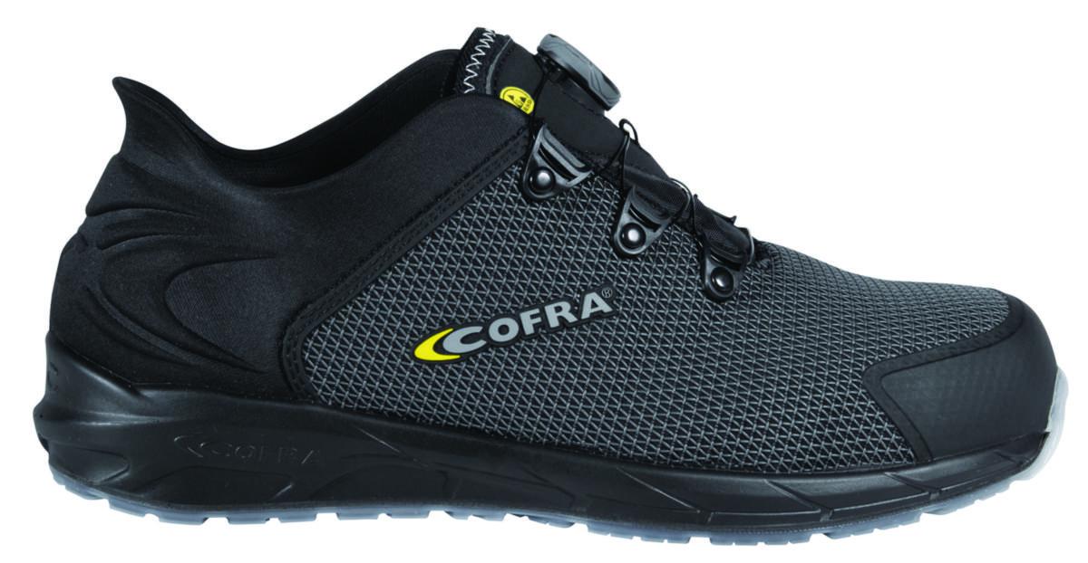 Skyddssko Cofra Aerobic - SKYDDSSKO COFRA AEROBIC PE350 BOA ESD SR SC SVART STL 43