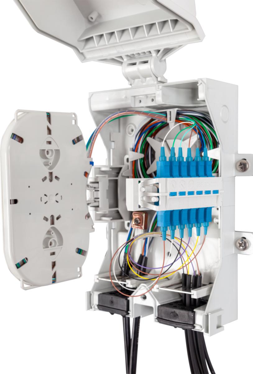 Fiberbox MDB-XS A 48/24F IP65, Melbye - FIBERBOX MDB-XS A 48/24F IP65 