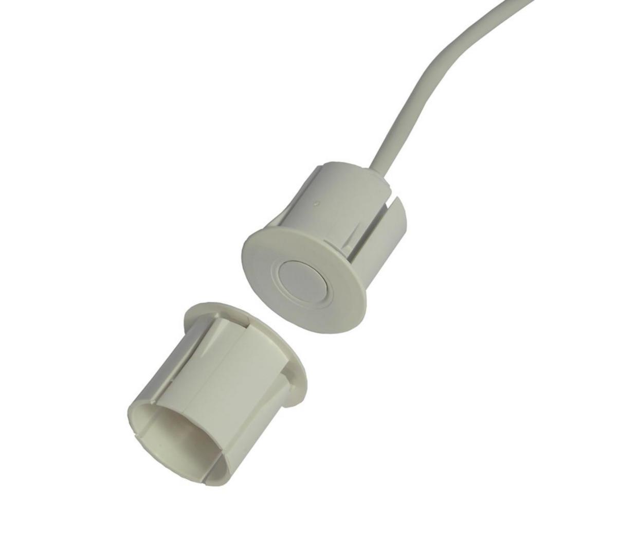 MC 340-S32 Magnetkontakt ståldörr, Alarmtech - MAGNETKONTAKT INFÄLLD 19MM, 5M MC 340-S32-5