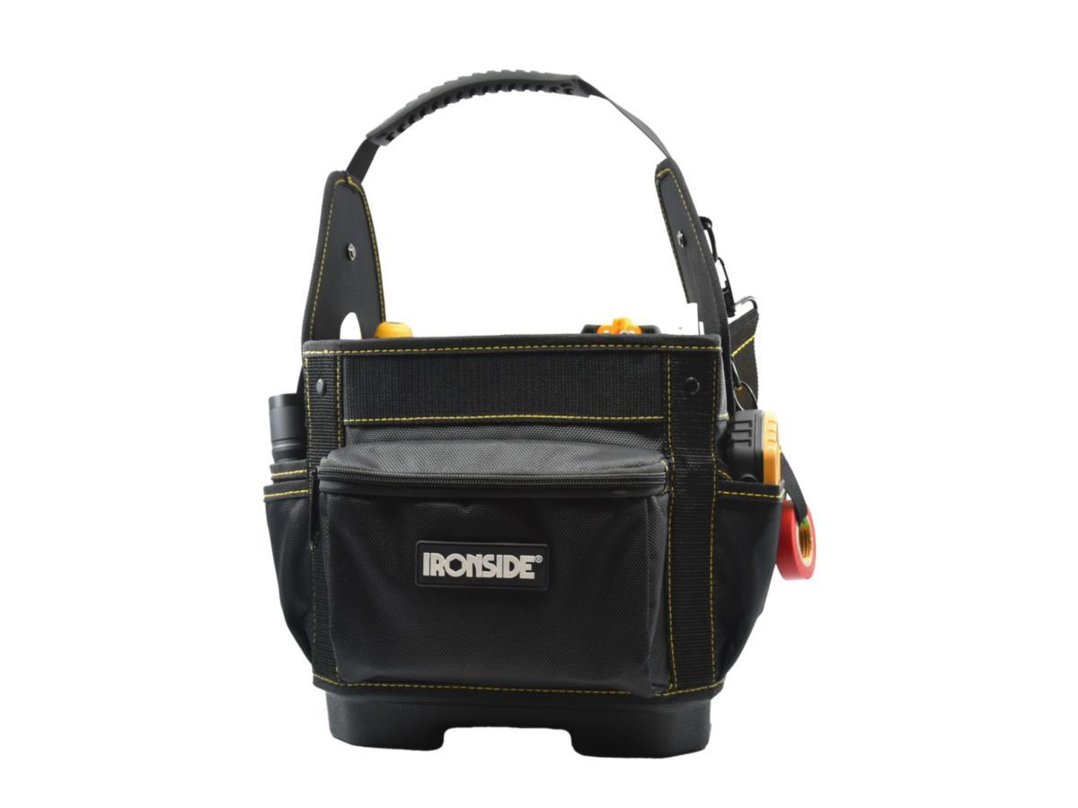 Tool Bag Ironside 21cm Electrician - TOOL BAG IRONSIDE 21CM EL 220X230X480MM W SHOULDER STRAP