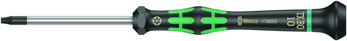 Elektronikmejsel Wera Torx 2067 BO - SKRUVMEJSEL WERA 2067 MICRO BO TORX 10 X 60MM