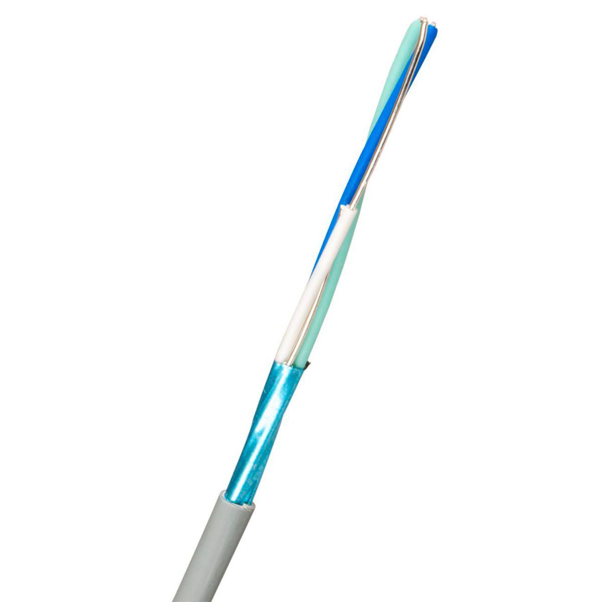 Tele/signalkabel halogenfri ELEQB grå Dcas2d2a2, Nexans - ELEQB 3X0.8 GRÅ B500 (*0) 17394171-807-05