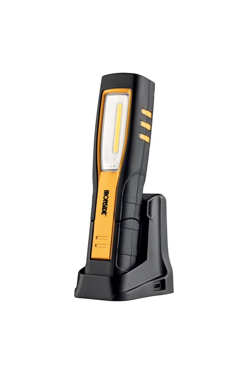 Hand lamp Ironside with emergency light function - HAND LAMP IRONSIDE RECHARGEAB. 600LM EMERG. LIGHT FUNC 400185