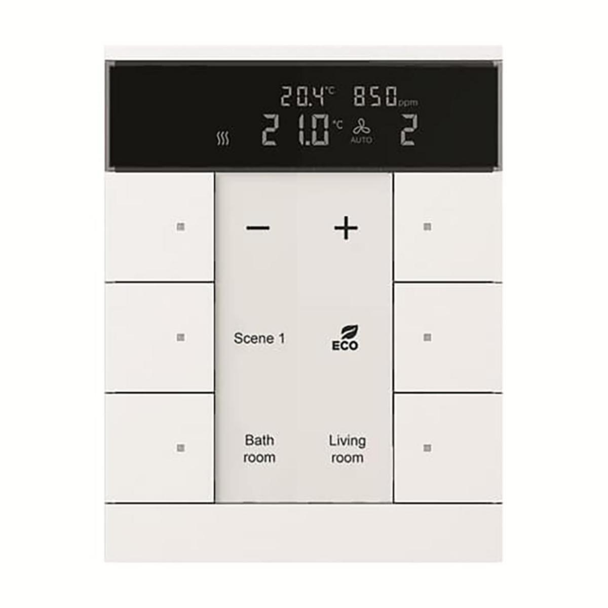 Tryckknapp RTC, CO2 - TRYCKKNAPP 6-P RTC CO2 KNX-884 SBC/U6.0.1-884