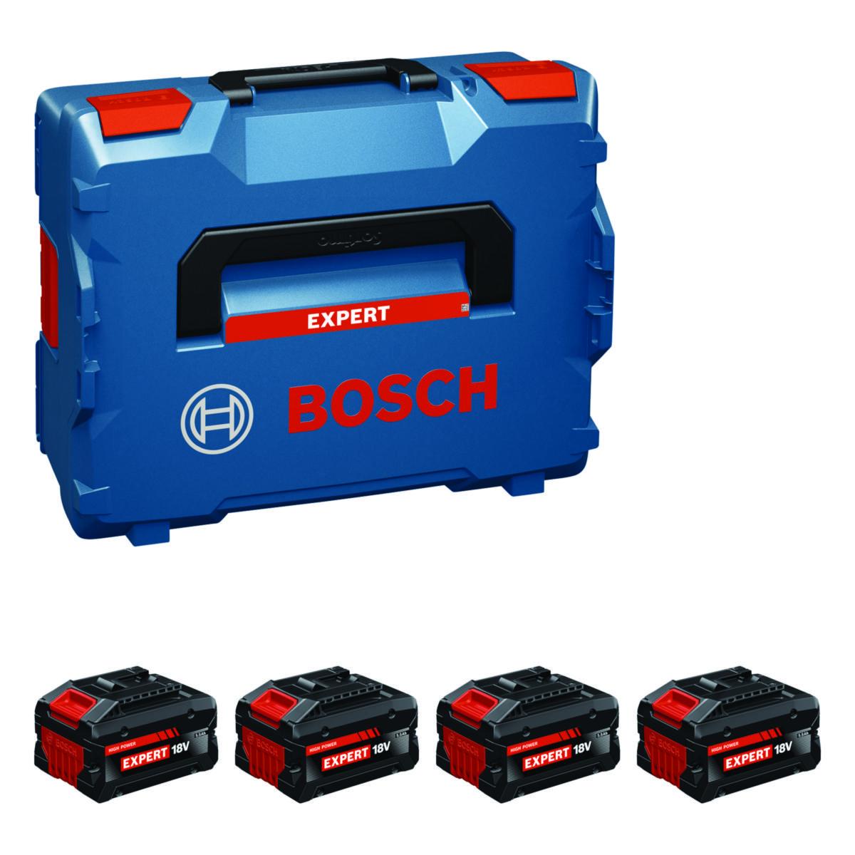 Batteripaket Bosch EXPERT 18V - BATTERIPAKET BOSCH EXPERT 18V 4x EXBA18V-55
