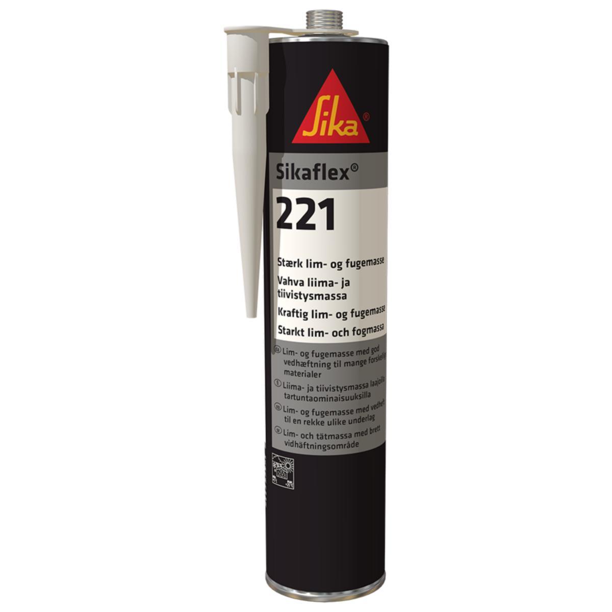 Sealants sikaflex-221 - SEALANTS SIKAFLEX-221 300ML LIGHT GREY VIBR. REPRES.