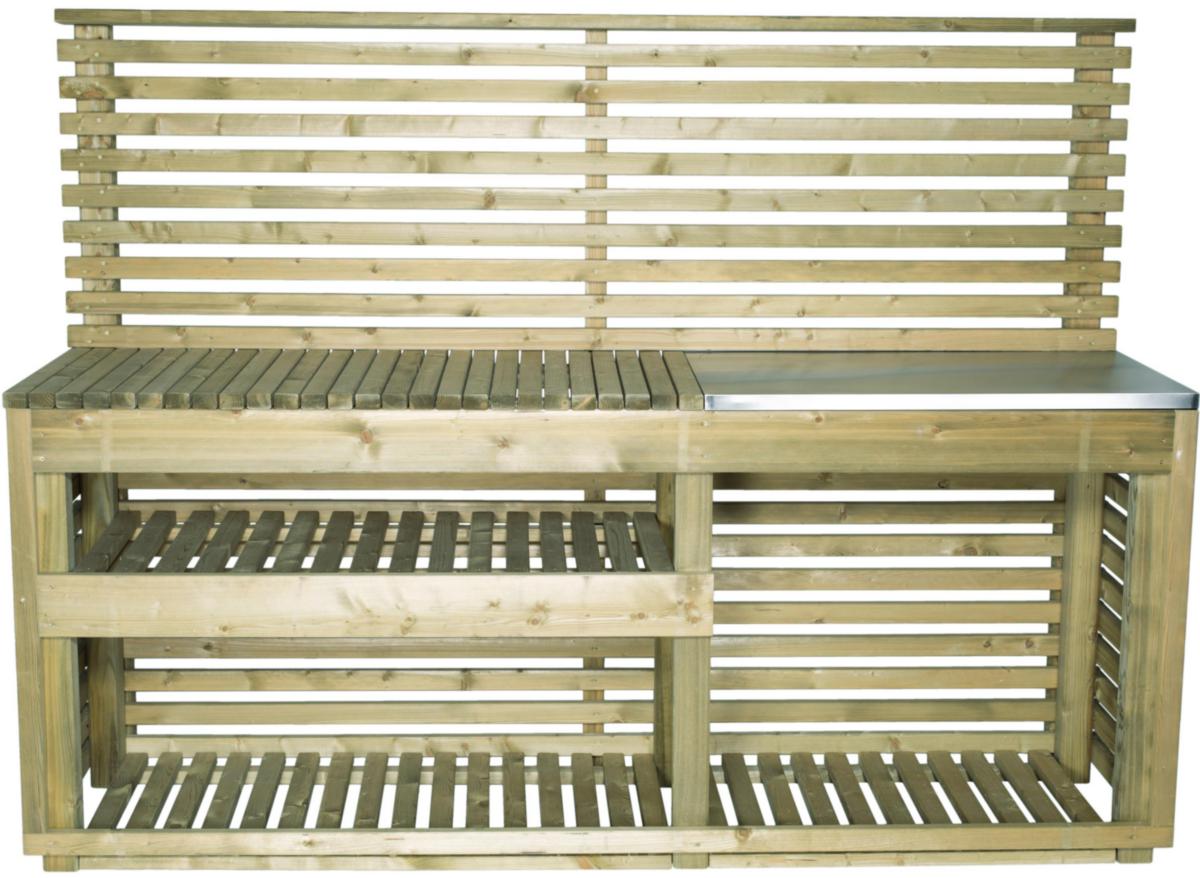 Utekök, Horizont - UTEKÖK HORIZONT TRYCKIMP 220X162X67 CM JABO