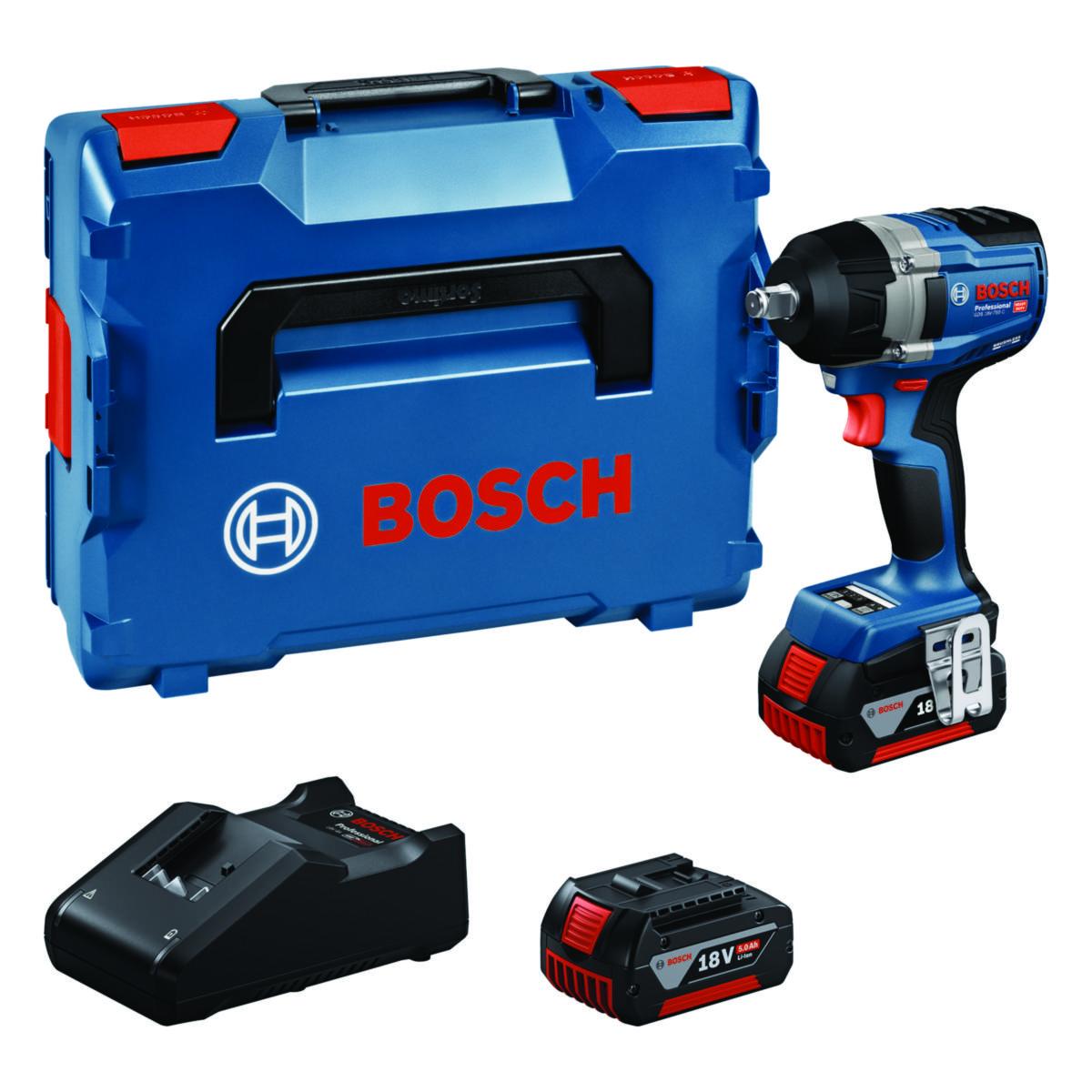 Mutterdragare Bosch GDS 18V-750 C 2x5 Ah - MUTTERDRAGARE BOSCH GDS 18V 18V-750 C 2X5AH GAL L-BOXX 750